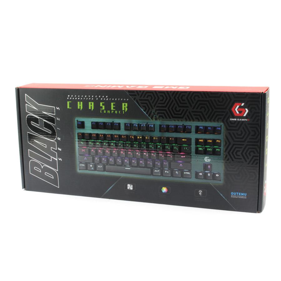 Клавиатура Gembird KB-G540L механическая черный USB Multimedia for gamer LED (KB-G540L)