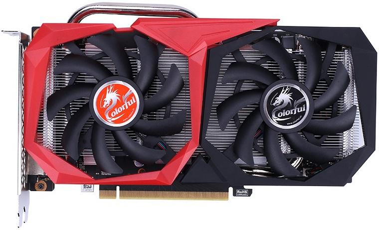 Видеокарта Colorful PCI-E GTX 1650 EX 4GD6-V 4G NVIDIA GeForce GTX 1650 4Gb 128bit GDDR6 1410/12000 DVIx1 HDMIx1 DPx1 HDCP Ret