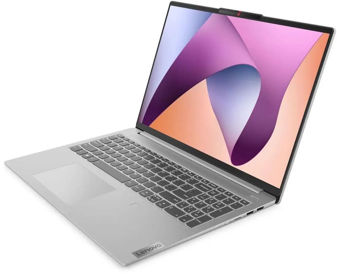 Ноутбук Lenovo IdeaPad Slim 3 16ABR8 Ryzen 5 7530U 16Gb SSD512Gb AMD Radeon 16" IPS WUXGA (1920x1200) noOS grey WiFi BT Cam (82XR005DRK)