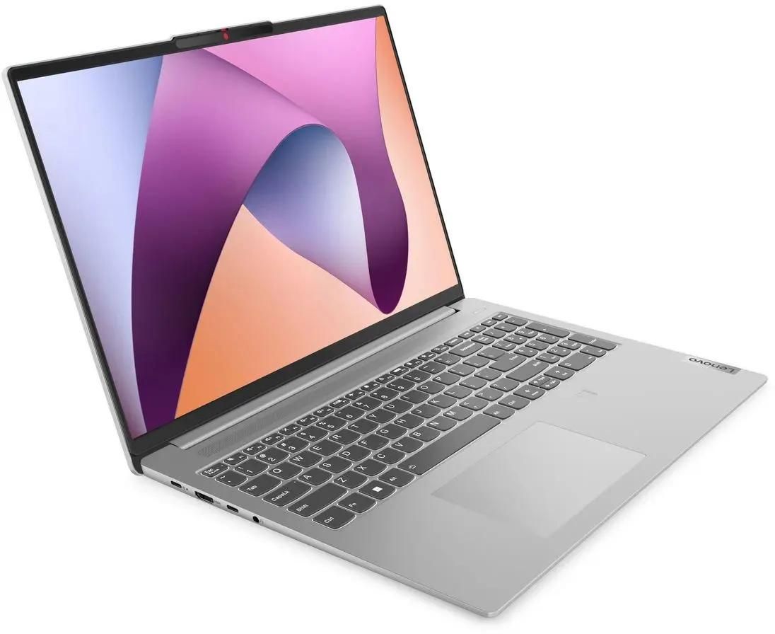 Ноутбук Lenovo IdeaPad Slim 3 16ABR8 Ryzen 5 7530U 16Gb SSD512Gb AMD Radeon 16" IPS WUXGA (1920x1200) noOS grey WiFi BT Cam (82XR005DRK)