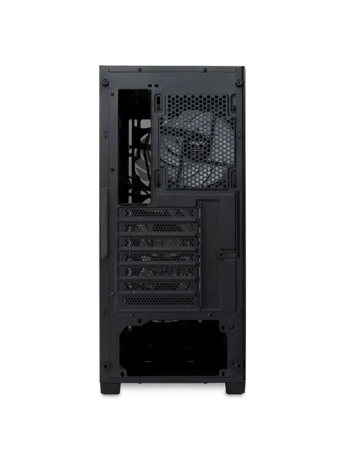 Корпус HSPD M521 черный без БП ATX 4x120mm ARGB 1xUSB2.0 2xUSB3.0 audio