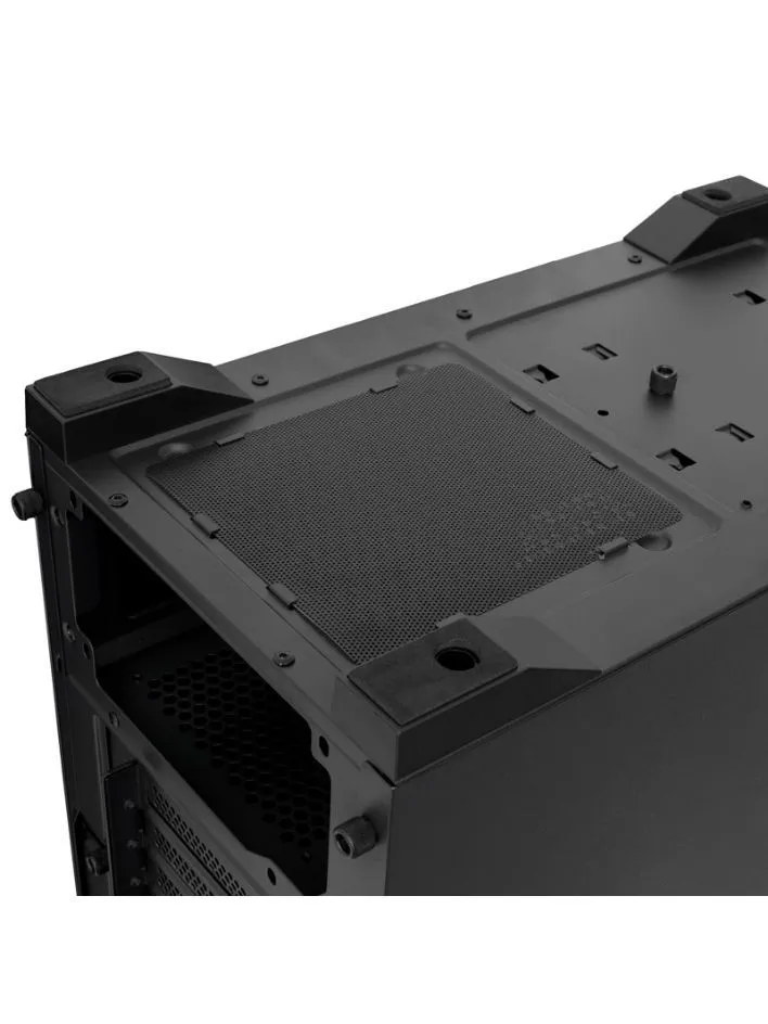 Корпус HSPD M521 черный без БП ATX 4x120mm ARGB 1xUSB2.0 2xUSB3.0 audio