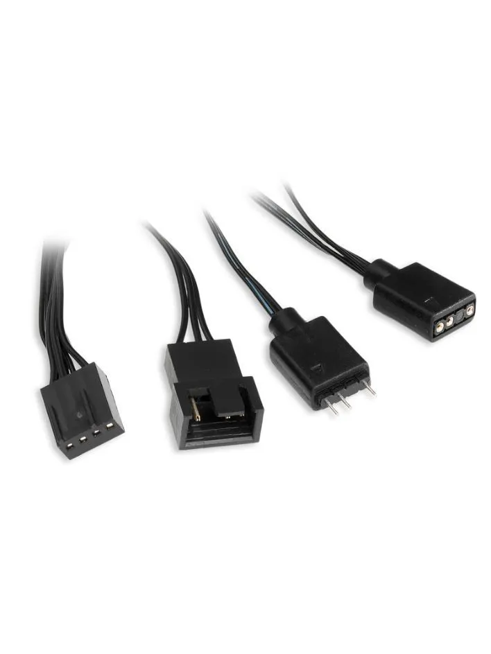 Корпус HSPD M521 черный без БП ATX 4x120mm ARGB 1xUSB2.0 2xUSB3.0 audio