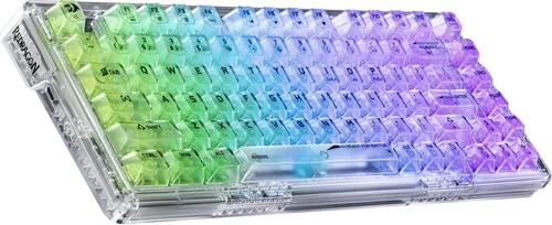 Клавиатура Redragon Elf Pro механическая прозрачный USB беспроводная BT/Radio Multimedia for gamer LED (71688)