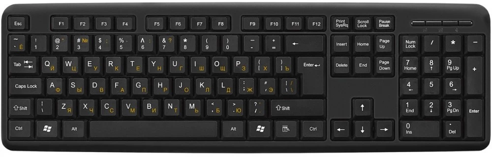 Клавиатура Exegate LY-405 Professional Standard черный USB (EX287138RUS)