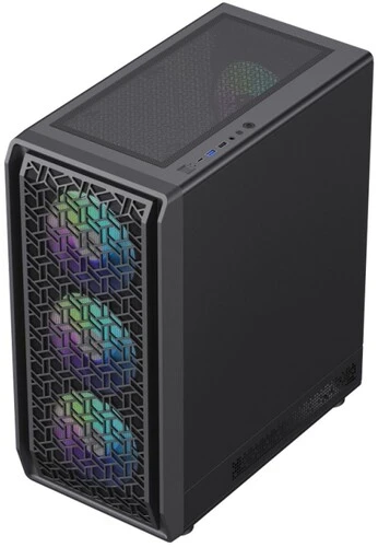 Корпус GameMax Forge MB черный без БП ATX 4x120mm ARGB 1xUSB2.0 1xUSB3.2 1xUSB3.2 Type-C audio bott PSU
