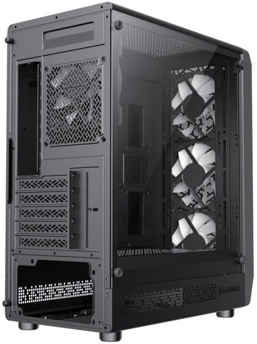 Корпус GameMax Forge MB черный без БП ATX 4x120mm ARGB 1xUSB2.0 1xUSB3.2 1xUSB3.2 Type-C audio bott PSU