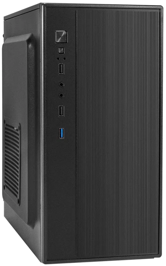 Корпус Minitower ExeGate BAA-408U (mATX, без БП, 2*USB+1*USB3.0, HD Audio, черный)