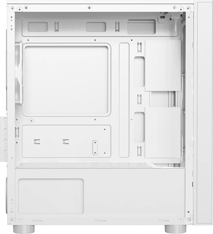 Корпус PcCooler LM300 ARGB WH белый без БП ATX 1x120mm ARGB 2xUSB2.0 1xUSB3.0 audio bott PSU