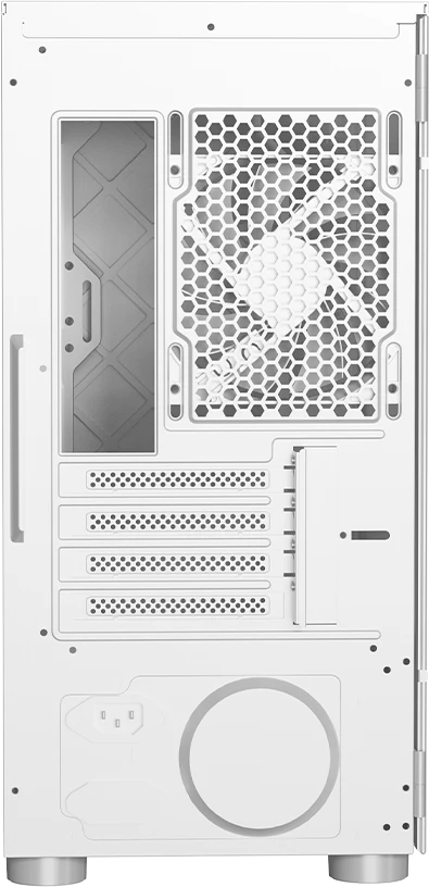 Корпус PcCooler LM300 ARGB WH белый без БП ATX 1x120mm ARGB 2xUSB2.0 1xUSB3.0 audio bott PSU