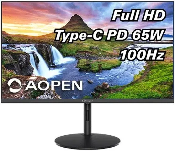 Монитор Acer 23.8" 24SH2YEbmihux черный IPS LED 1ms 16:9 HDMI матовая 250cd 178гр/178гр 1920x1080 100Hz FreeSync FHD USB-C 2.64кг