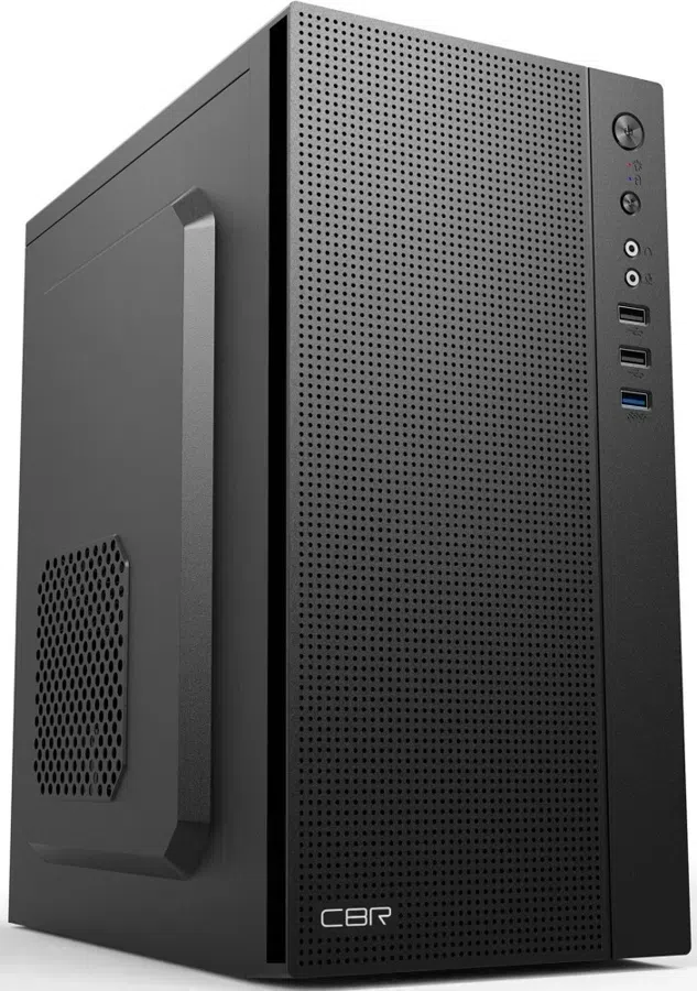 Корпус Minitower CBR MX12 (mATX, без БП, 1*USB 3.0, 2*USB 2.0, HD Audio+Mic, черный)
