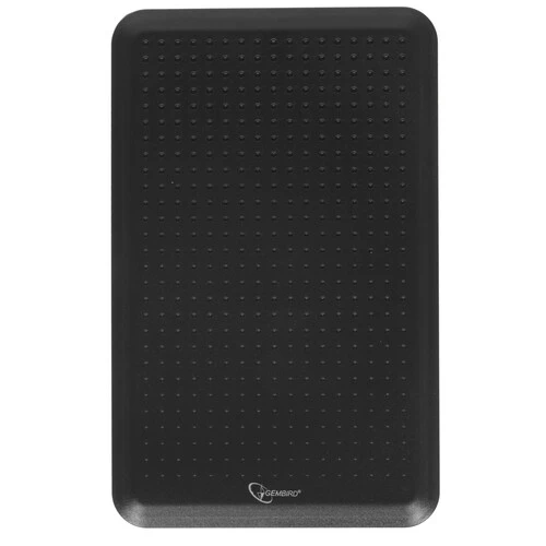 Внешний корпус 2.5" Gembird EE2-U3S-60, чёрный, USB 3.0, SATA, нержавеющая сталь