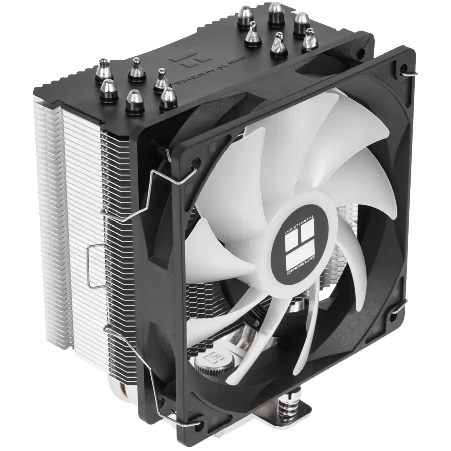 Устройство охлаждения(кулер) Thermalright Burst Assassin 120 ARGB Soc-AM5/AM4/1200/1700/1851 серебристый/черный 4-pin 25.6dB Al+Cu 510gr Ret (BA120-ARGB)