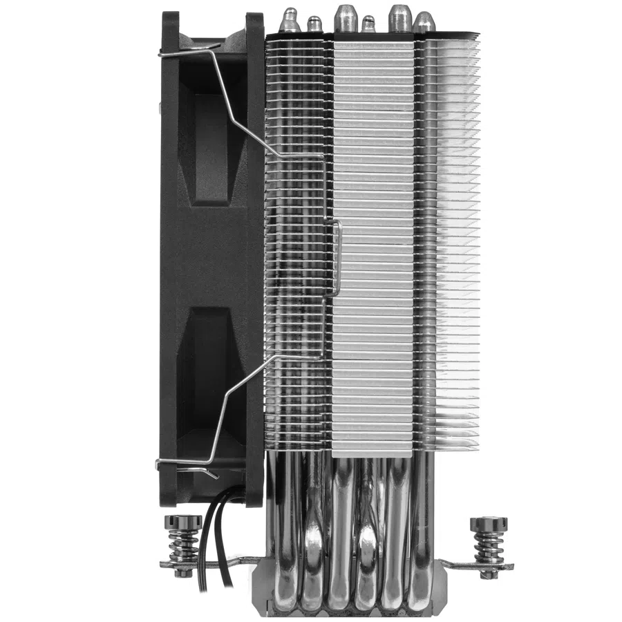 Устройство охлаждения(кулер) Thermalright Burst Assassin 120 ARGB Soc-AM5/AM4/1200/1700/1851 серебристый/черный 4-pin 25.6dB Al+Cu 510gr Ret (BA120-ARGB)