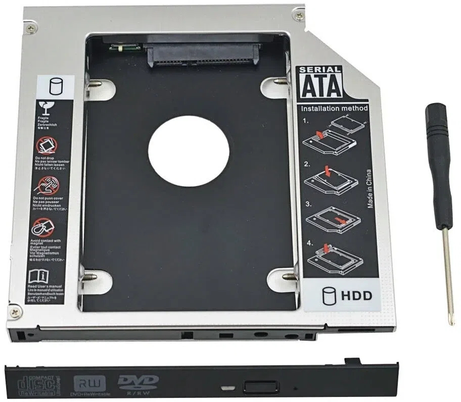 Шасси Orient UHD-2SC9 для 2.5” SATA HDD для установки в SATA отсек оптического привода ноутбука 9.5 мм