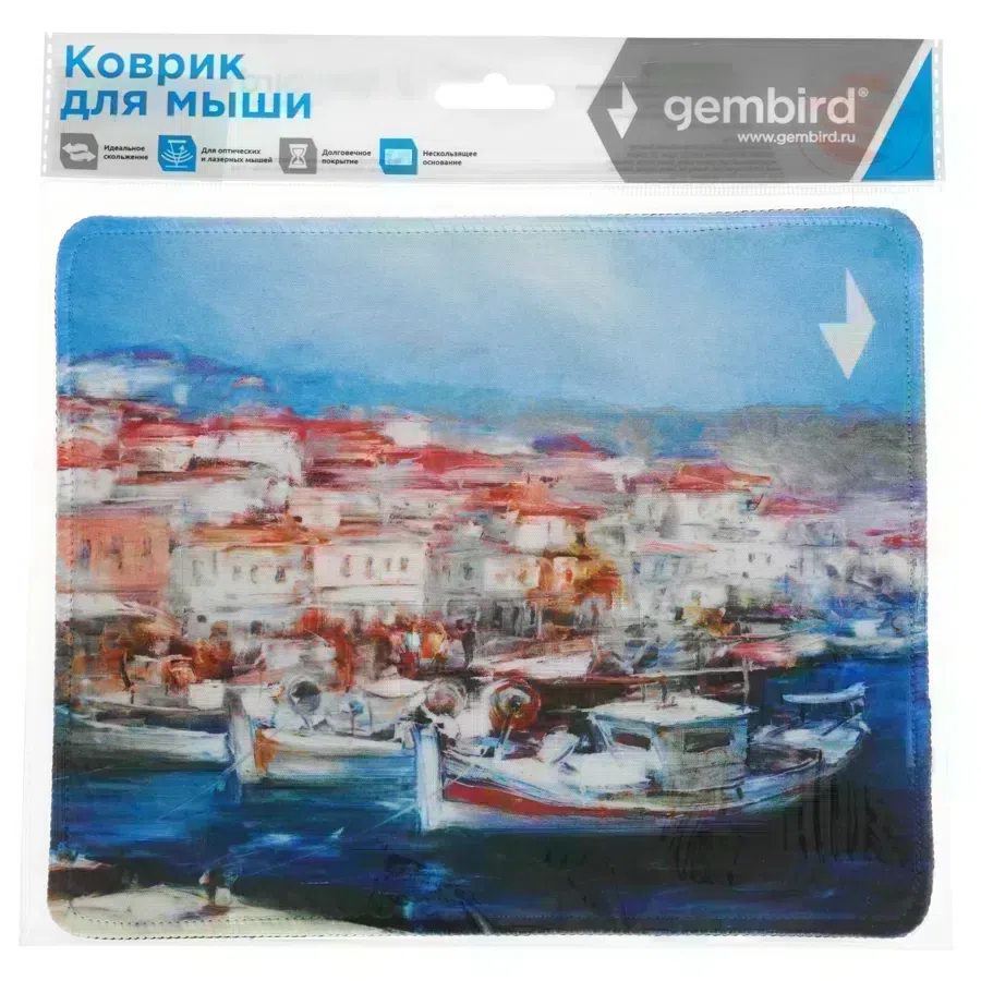 Коврик для мыши Gembird MP-ART3, рисунок-ART3, размеры 220*180*1мм, ткань+резина