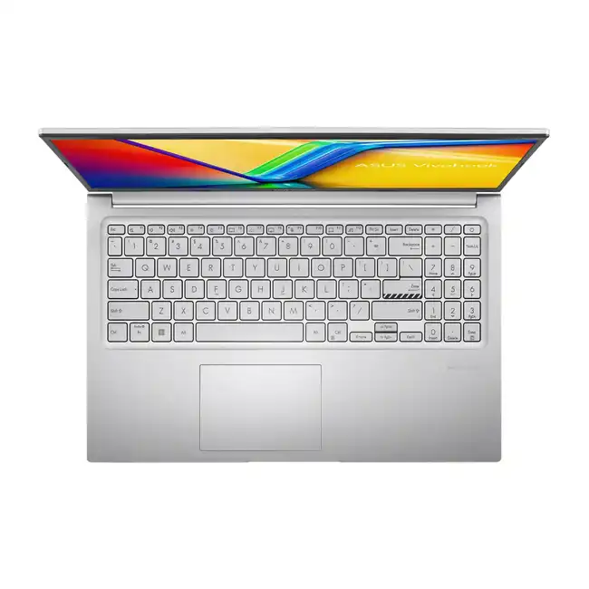Ноутбук Asus Vivobook 15 X1502VA-BQ830 Core i7 13620H 16Gb SSD512Gb Intel UHD Graphics 15.6" IPS FHD (1920x1080) без ОС silver WiFi BT Cam (90NB10T2-M01470)