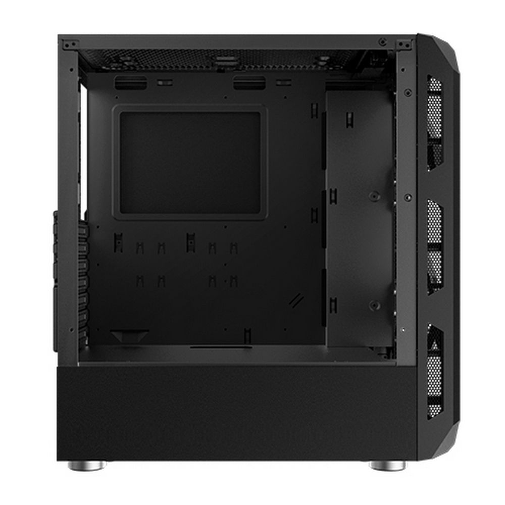 Корпус Xigmatek Lamiya EN40016 TG черный без БП ATX 4x120mm X24A 1xUSB3.0 2xUSB2.0 audio bott PSU (Galaxy II Fan Control Box & Remote)