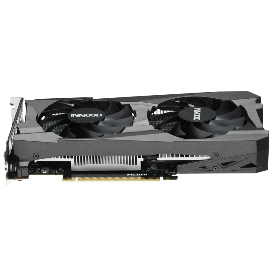 Видеокарта Inno3D PCI-E 4.0 NVIDIA GeForce RTX 3050 TWIN X2 6Gb 96bit GDDR6 1042/14000 HDMIx1 DPx1 DVIx1 HDCP Ret (N30502-06D6-1711VA60)