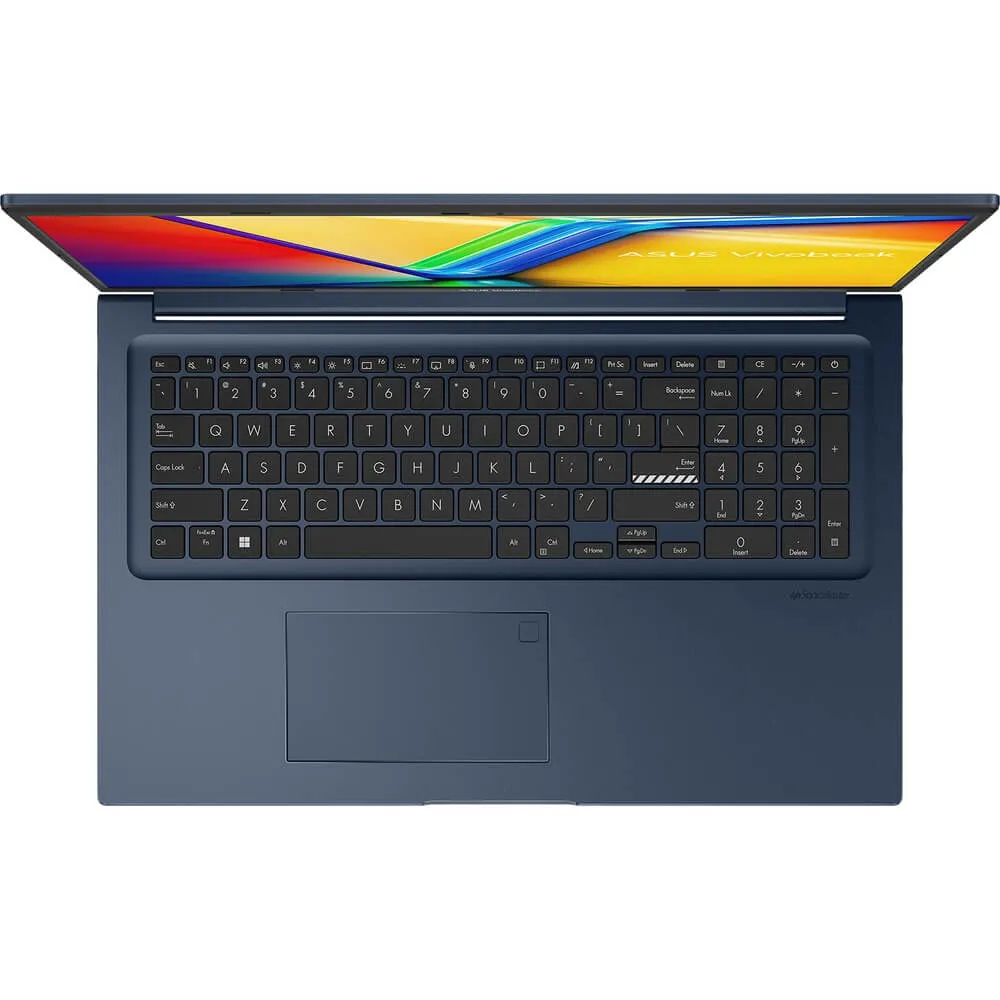 Ноутбук Asus Vivobook 17 X1704VA-AU694 Core i3 1315U 16Gb SSD256Gb Intel UHD Graphics 17.3" IPS FHD (1920x1080) без ОС blue WiFi BT Cam (90NB10V2-M00TR0)