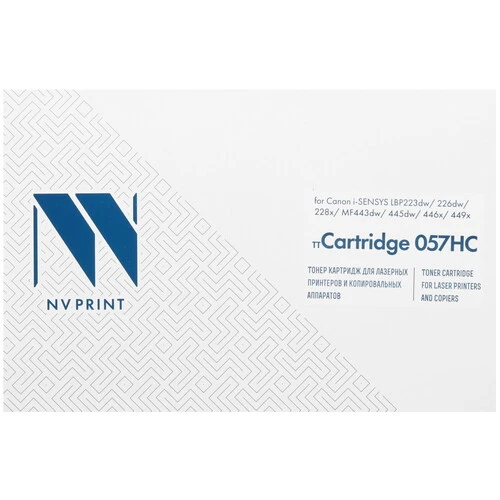 Картридж NVPrint совместимый NV-057HC для Canon i-SENSYS LBP223dw/226dw/228x/MF443dw/445dw/446x/449x (10000k)