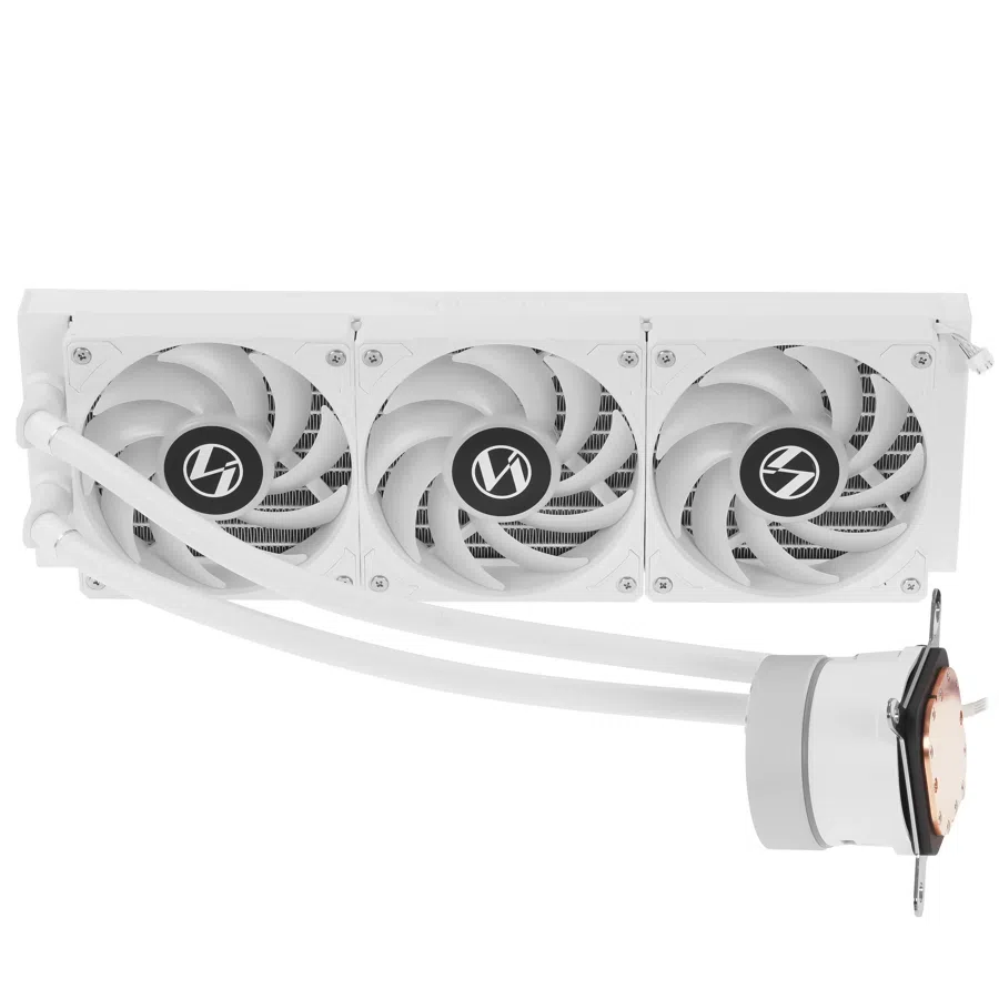 Система водяного охлаждения Lian-Li Galahad II Trinity 360 White ARGB Soc-AM5/AM4/1200/1700 белый 30dB Al+Cu 280W Ret (G89.GA2T36W.R0)