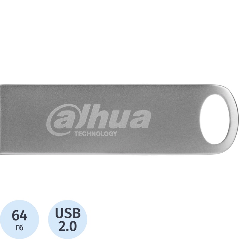 Флеш Диск Dahua 64GB DHI-USB-U106-20-64GB USB2.0 металлический