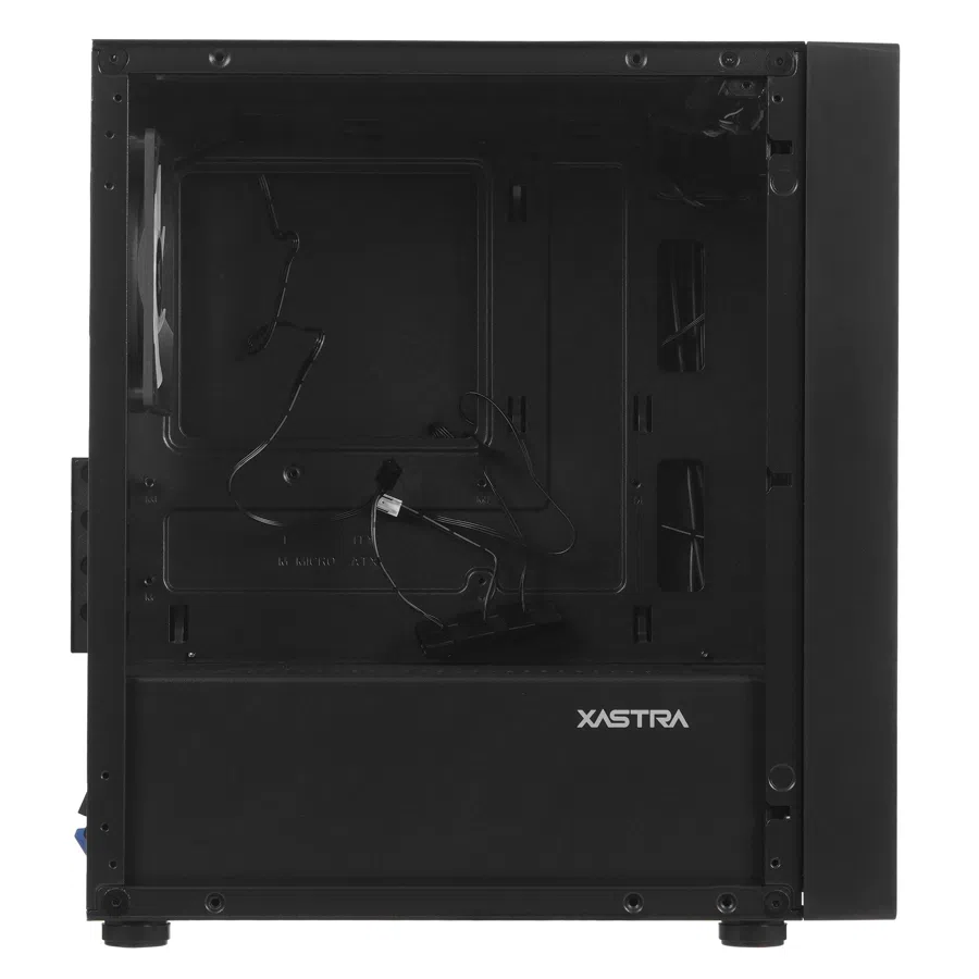 Корпус XASTRA A305M 3FRGB черный mATX 1x120mm 2x140mm FRGB 2xUSB2.0 1xUSB3.1 audio (A305M-2FC14F-1FC12F)