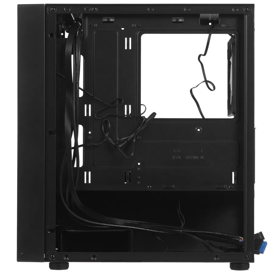 Корпус XASTRA A305M 3FRGB черный mATX 1x120mm 2x140mm FRGB 2xUSB2.0 1xUSB3.1 audio (A305M-2FC14F-1FC12F)