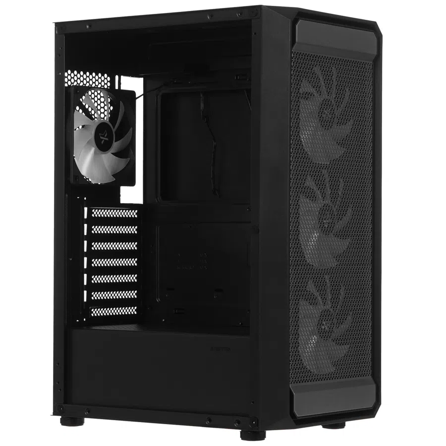 Корпус XASTRA A403 4FRGB черный ATX 4x120mm FRGB 2xUSB2.0 1xUSB3.0 audio (A403-4FC12F)