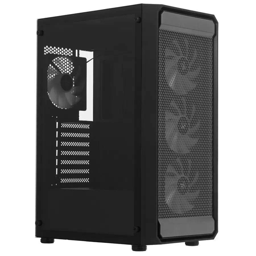 Корпус XASTRA A403 4FRGB черный ATX 4x120mm FRGB 2xUSB2.0 1xUSB3.0 audio (A403-4FC12F)