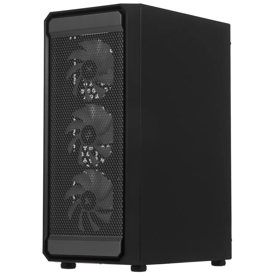 Корпус XASTRA A403 4FRGB черный ATX 4x120mm FRGB 2xUSB2.0 1xUSB3.0 audio (A403-4FC12F)