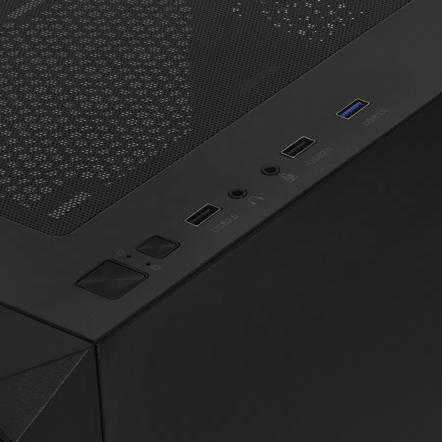 Корпус XASTRA A403 4FRGB черный ATX 4x120mm FRGB 2xUSB2.0 1xUSB3.0 audio (A403-4FC12F)