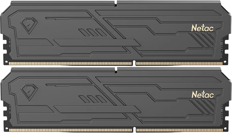 Память DDR4 2x16GB 3200MHz Netac NTSHD4P32DP-32K Shadow III Gaming PC5-25600 CL16 DIMM 288-pin 1.35В с радиатором Ret