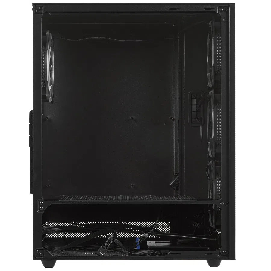 Корпус Defender RaptorX черный без БП ATX 4x120mm ARGB 2xUSB2.0 1xUSB3.0 audio bott PSU