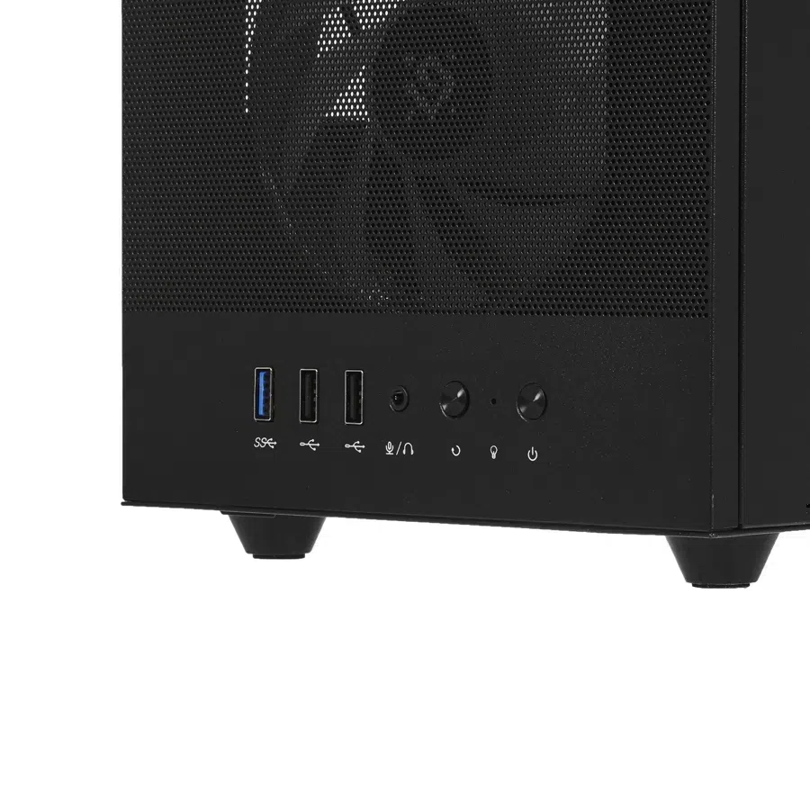 Корпус Defender RaptorX черный без БП ATX 4x120mm ARGB 2xUSB2.0 1xUSB3.0 audio bott PSU