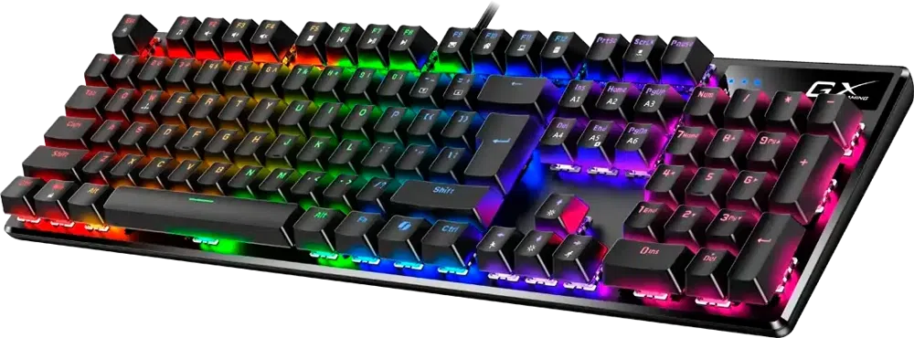 Клавиатура Genius Scorpion K12 механическая черный USB Multimedia for gamer LED кабель 1.8м