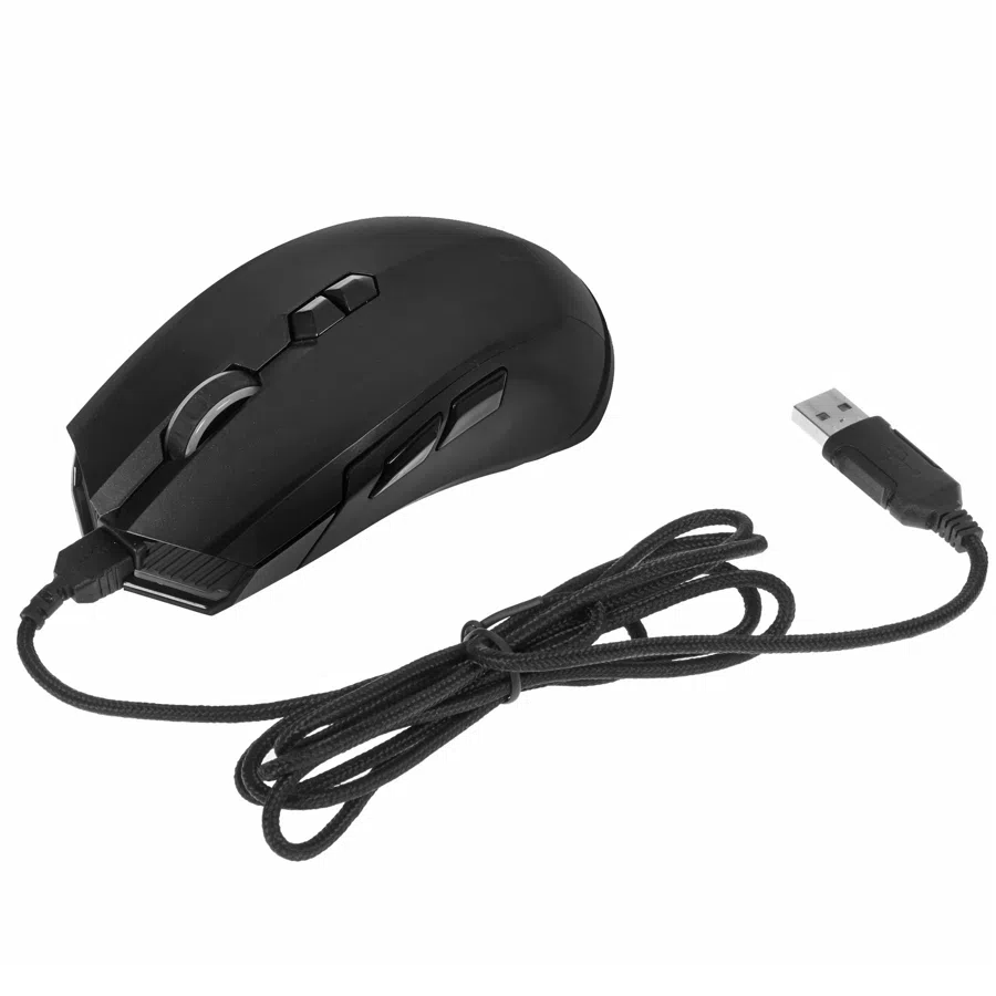 Мышь Harper Gaming Spigot WGM-01 черный оптическая (4000dpi) беспроводная USB (7but)