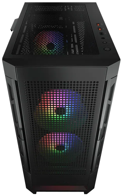 Корпус Cougar Airface RGB Black черный без БП ATX 1x120mm 2x140mm 1xUSB2.0 2xUSB3.0 audio bott PSU