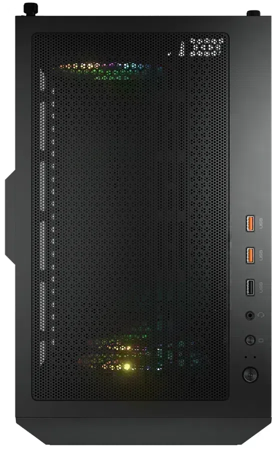 Корпус Cougar Airface RGB Black черный без БП ATX 1x120mm 2x140mm 1xUSB2.0 2xUSB3.0 audio bott PSU
