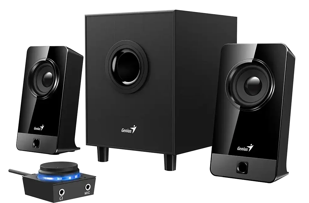Колонки Genius SW-2.1 300X 2.1 черный 10Вт