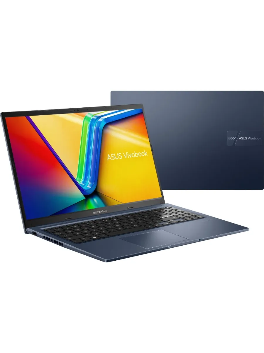 Ноутбук Asus Vivobook 15 X1502VA-BQ1327 Core i5 13420H 8Gb SSD512Gb Intel UHD Graphics 15.6" IPS FHD (1920x1080) без ОС blue WiFi BT Cam (90NB10T1-M01WA0)