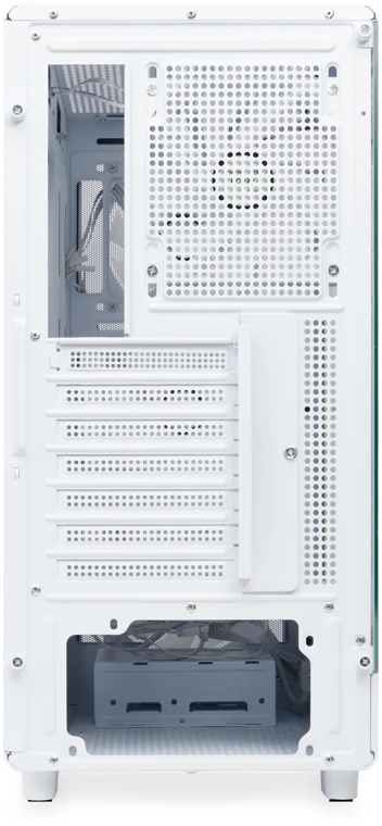 Корпус HSPD M510 белый без БП ATX 4x120mm ARGB 2xUSB3.0 audio