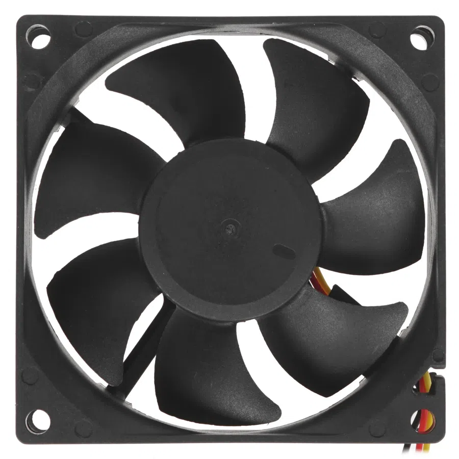 Вентилятор для корпуса Gembird D8025HM-3 80х80x25 черный 3-pin 2000rpm 23дБ