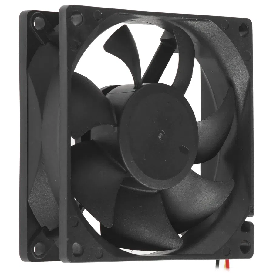 Вентилятор для корпуса Gembird D8025HM-3 80х80x25 черный 3-pin 2000rpm 23дБ