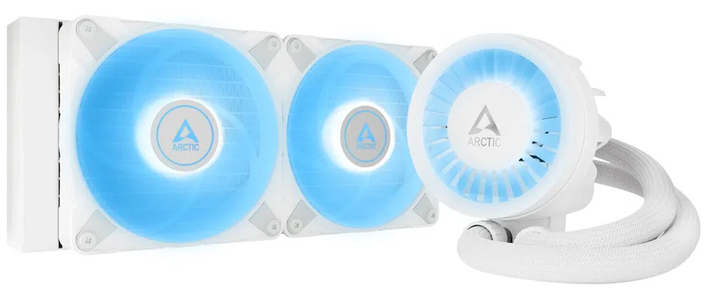 Система водяного охлаждения ARCTIC Liquid Freezer III 240 A-RGB белая Soc-AM5/AM4/1151/1200/1700/1851 4-pin Al-Cu 1490gr Ret