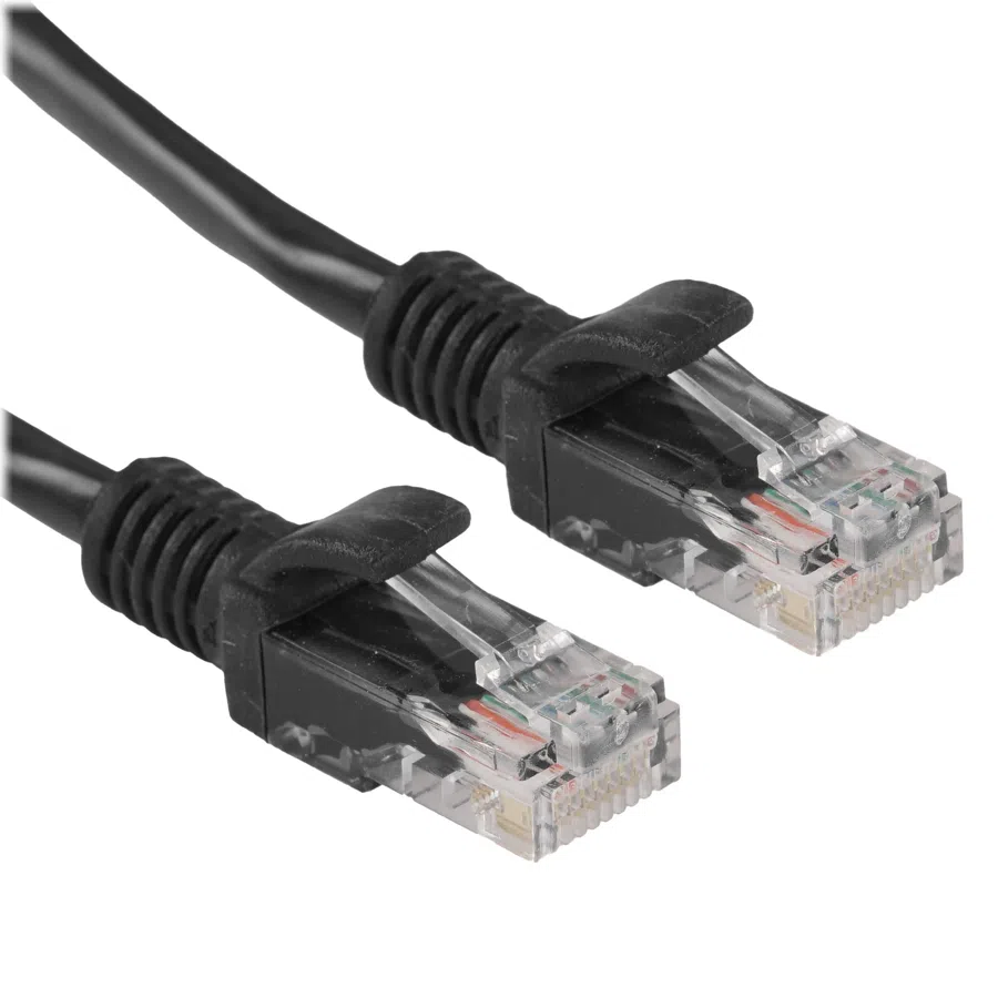 Патч-корд UTP Cablexpert PP12-10M/BK кат.5e 10м литой многожильный (черный)