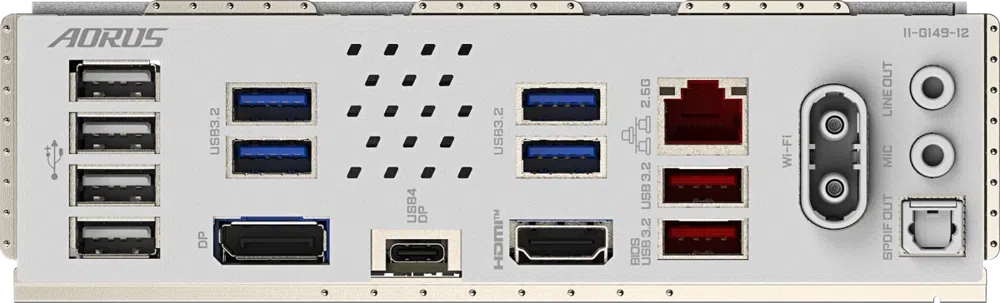 Материнская плата Gigabyte B860M AORUS ELITE WIFI6E ICE Soc-1851 Intel B860 4xDDR5 mATX AC`97 8ch(7.1) 2.5Gg RAID+HDMI+DP