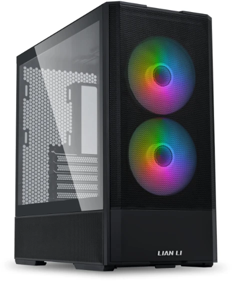 Корпус Lian-Li Lancool 207RX черный без БП ATX 2x120mm 2x140mm ARGB 2xUSB3.0 1xUSB3.2 audio bott PSU